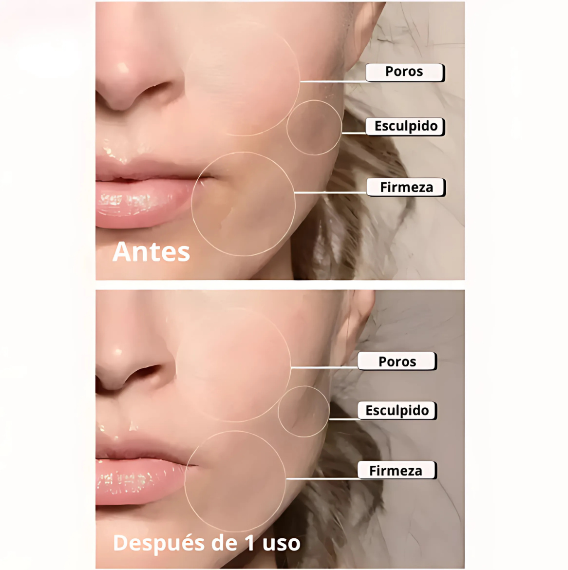 CALIA Masajeador Facial LED 7 en 1 + SERUM de regalo