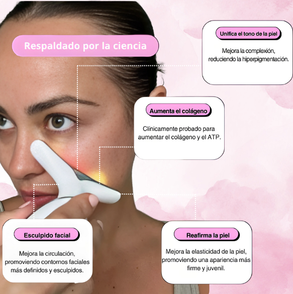 CALIA Masajeador Facial LED 7 en 1 + SERUM de regalo