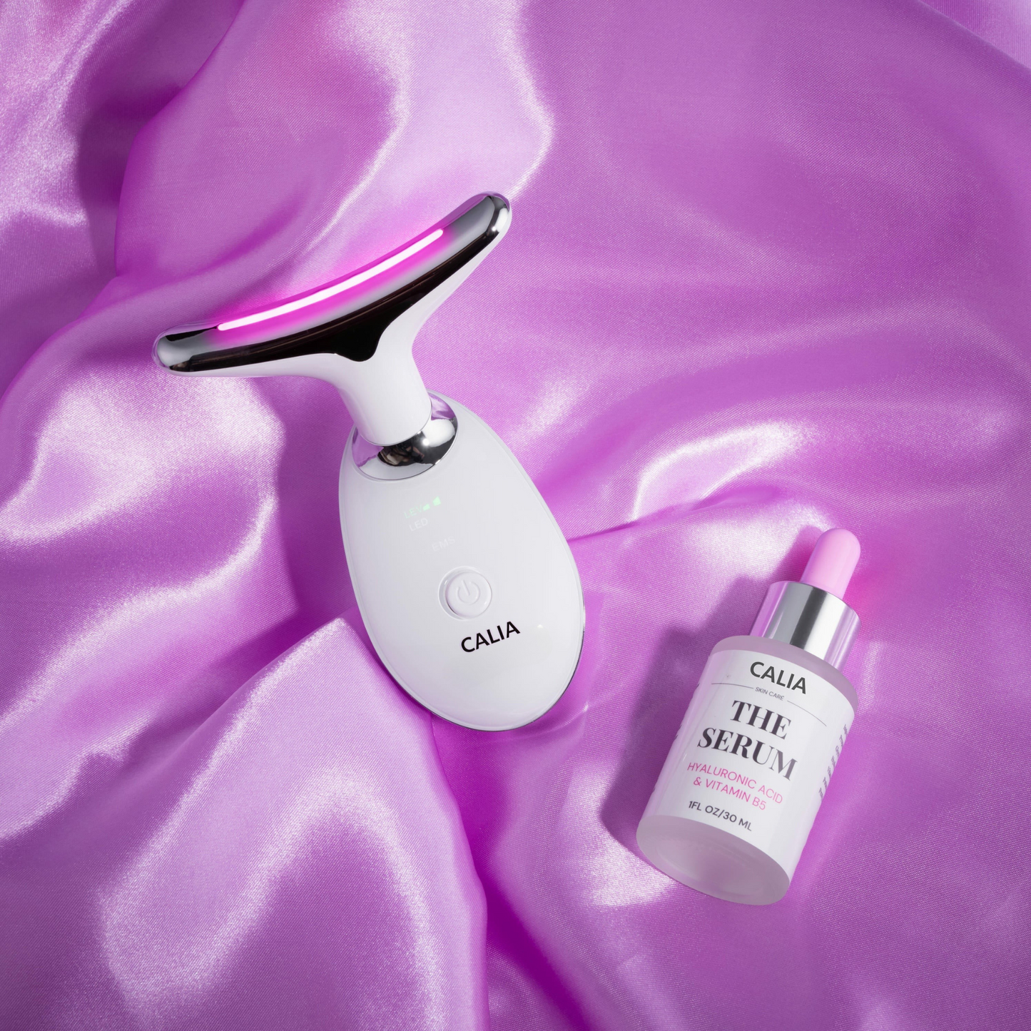 CALIA Masajeador Facial LED 7 en 1 + SERUM de regalo