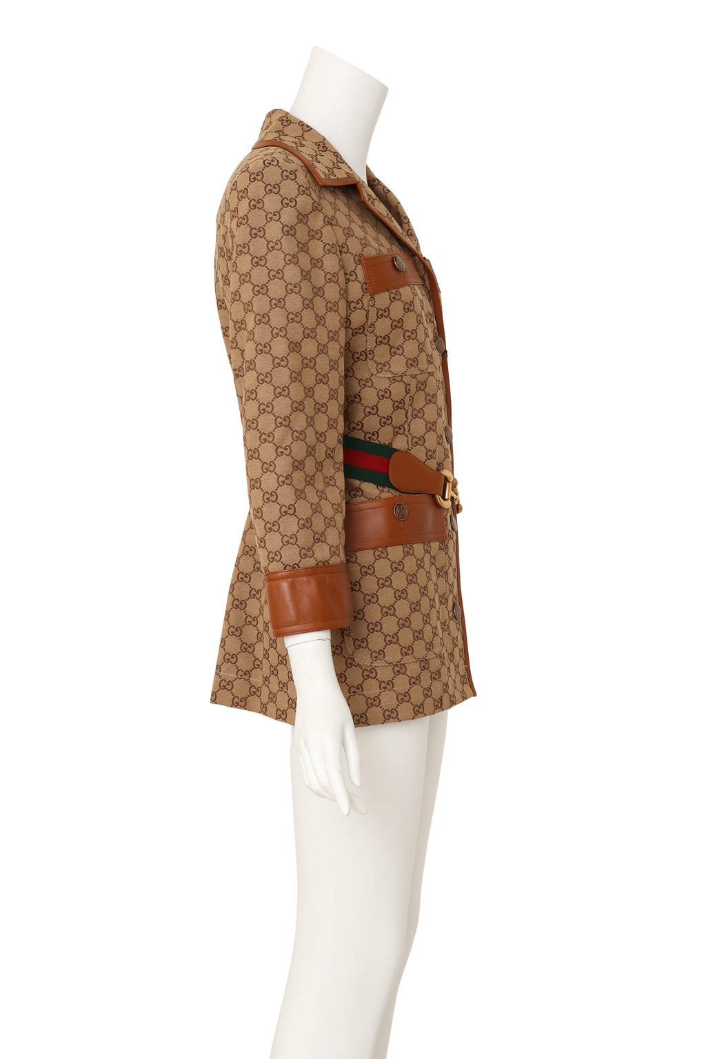 Ari Men's Jacket | Chic Monogram Canvas, Structured Safari Style - 5