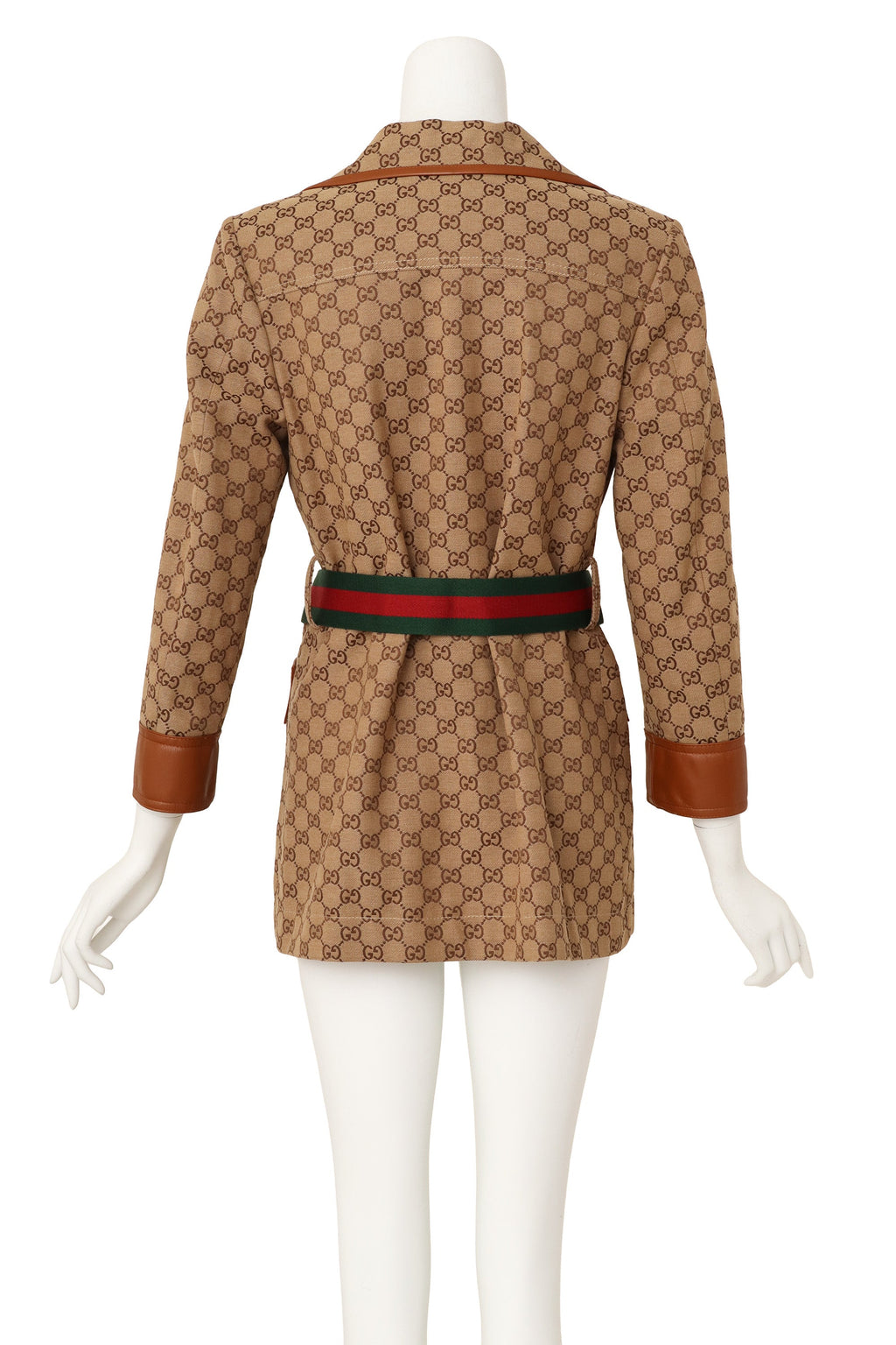 Ari Men's Jacket | Chic Monogram Canvas, Structured Safari Style - 6