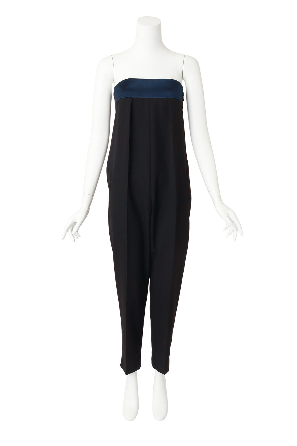 Bella Women's Jumpsuit | Tuxedo Style, Strapless Elegance - 1
