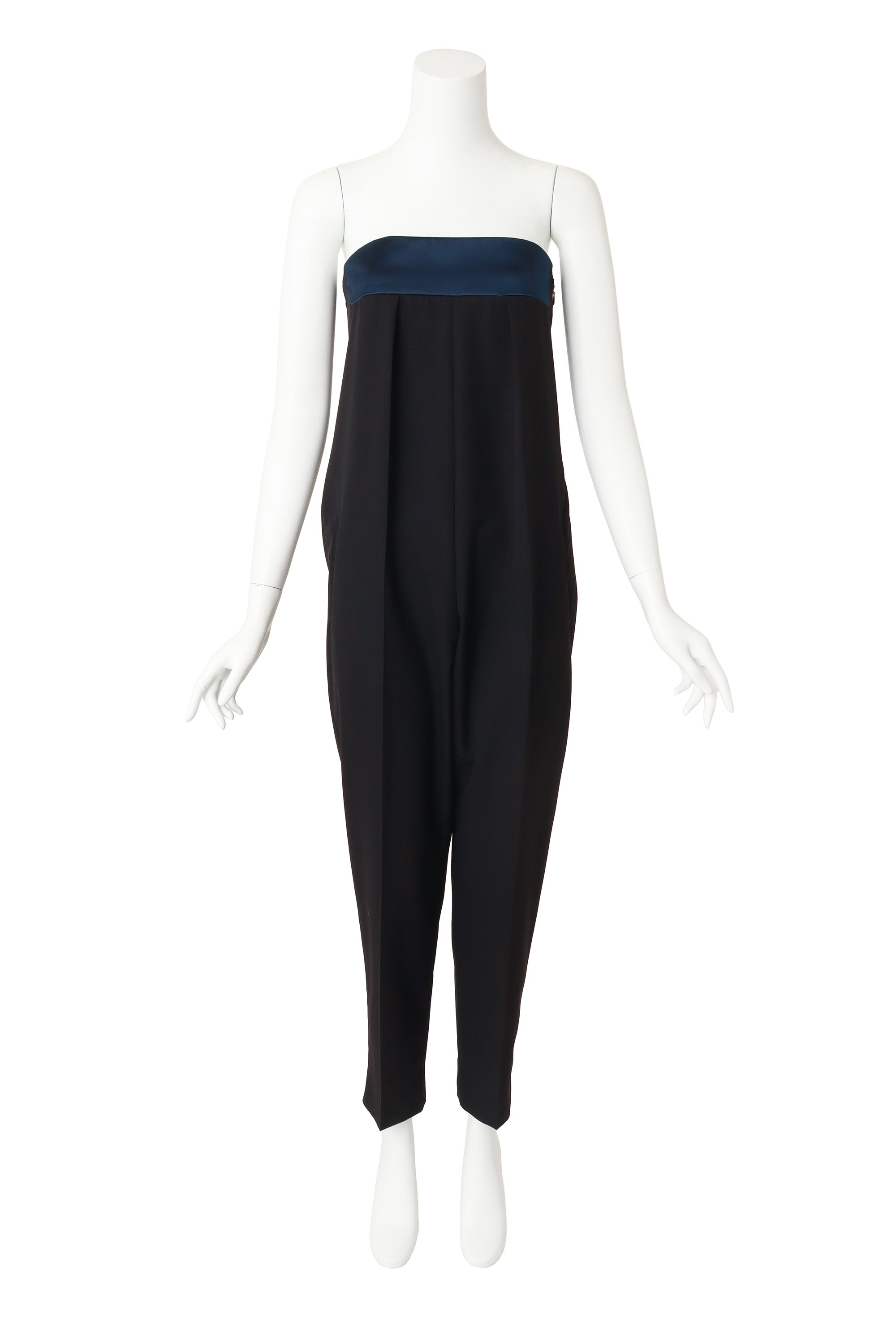 Bella Women's Jumpsuit | Tuxedo Style, Strapless Elegance - 1