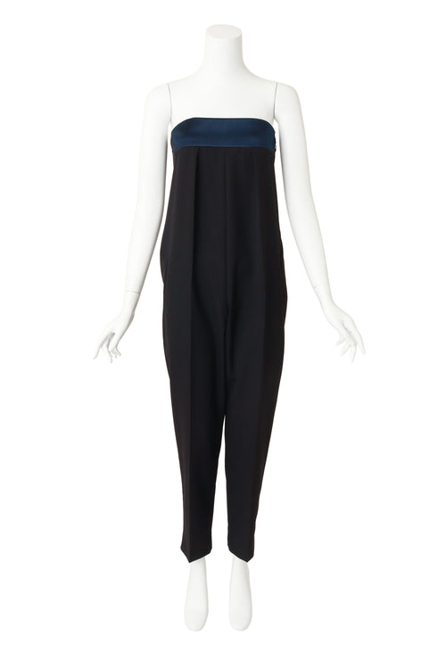 Bella Women's Jumpsuit | Tuxedo Style, Strapless Elegance - 1