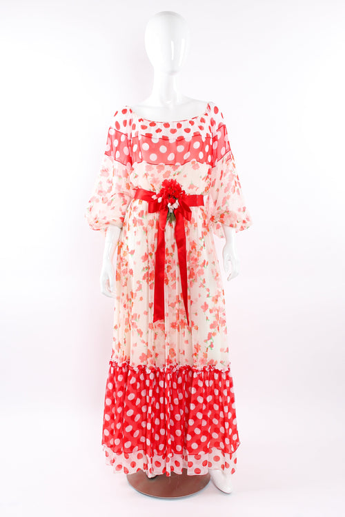 Bella Women's Maxi Dress | Floral Chiffon - 1