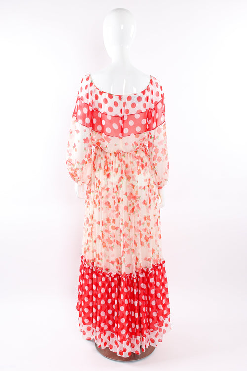 Bella Women's Maxi Dress | Floral Chiffon - 2