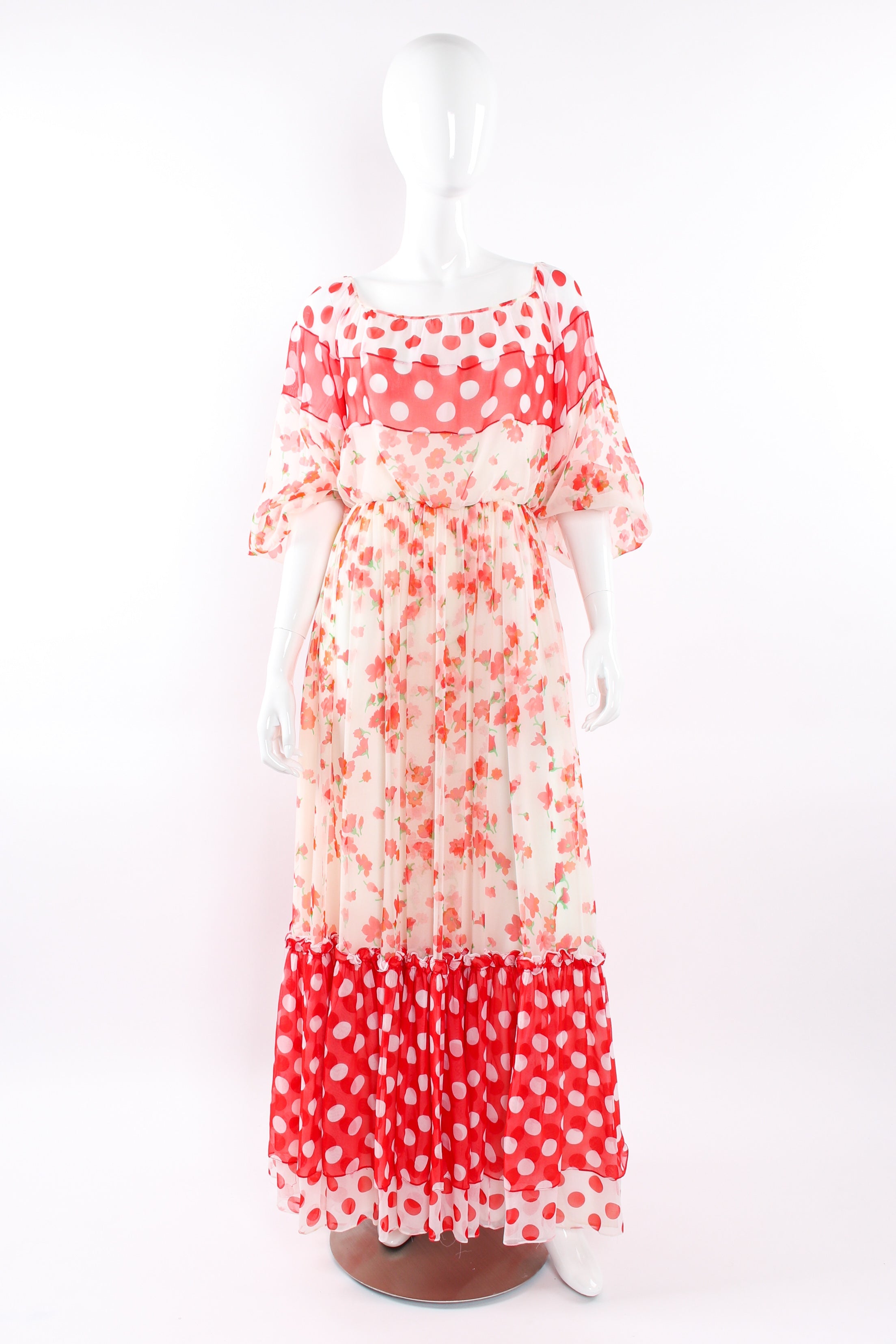 Bella Women's Maxi Dress | Floral Chiffon - 5