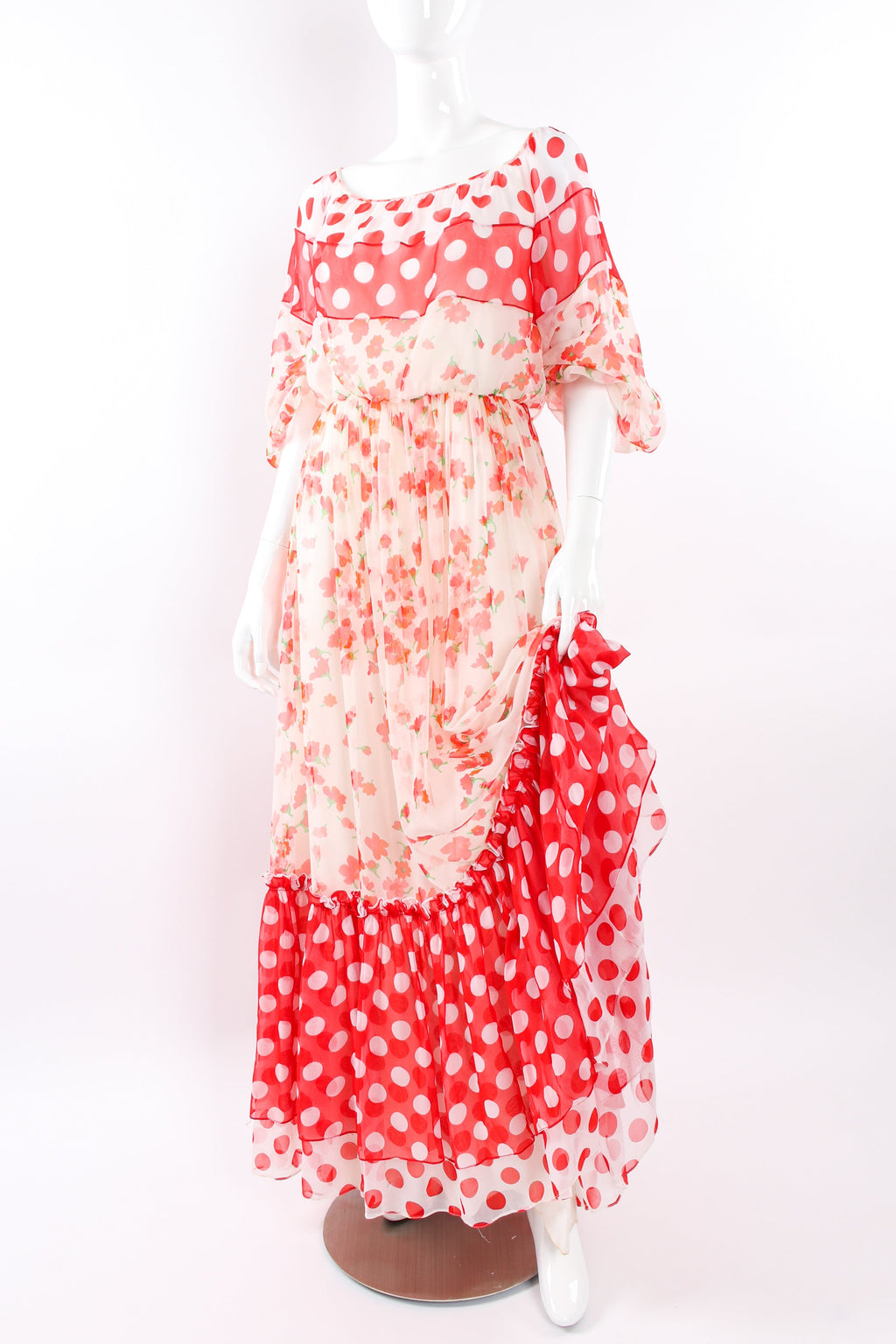 Bella Women's Maxi Dress | Floral Chiffon - 6