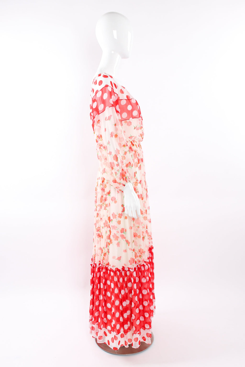 Bella Women's Maxi Dress | Floral Chiffon - 8