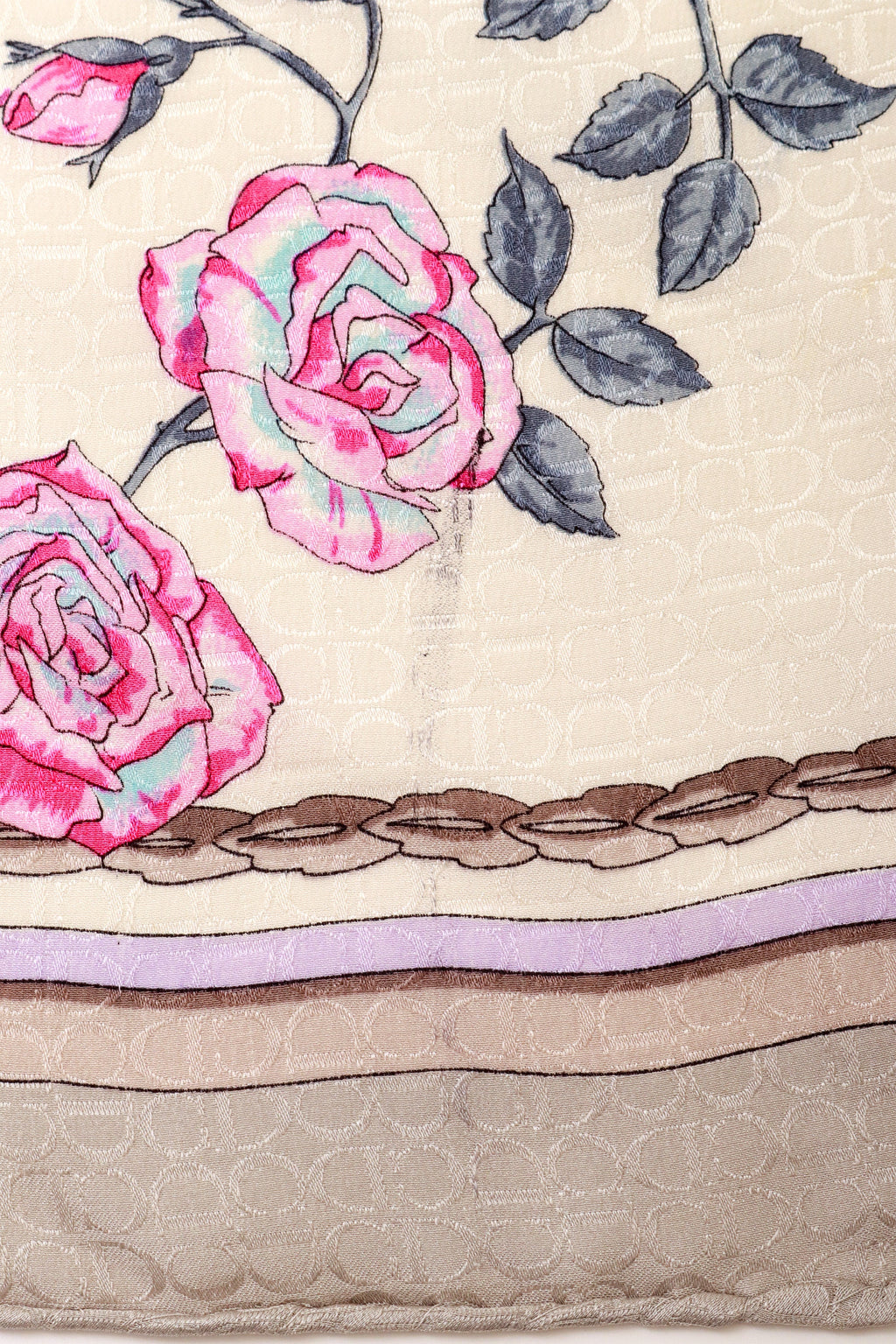 Bella Women's Silk Scarf | Floral Peacock Print, Made in Italy - 6
