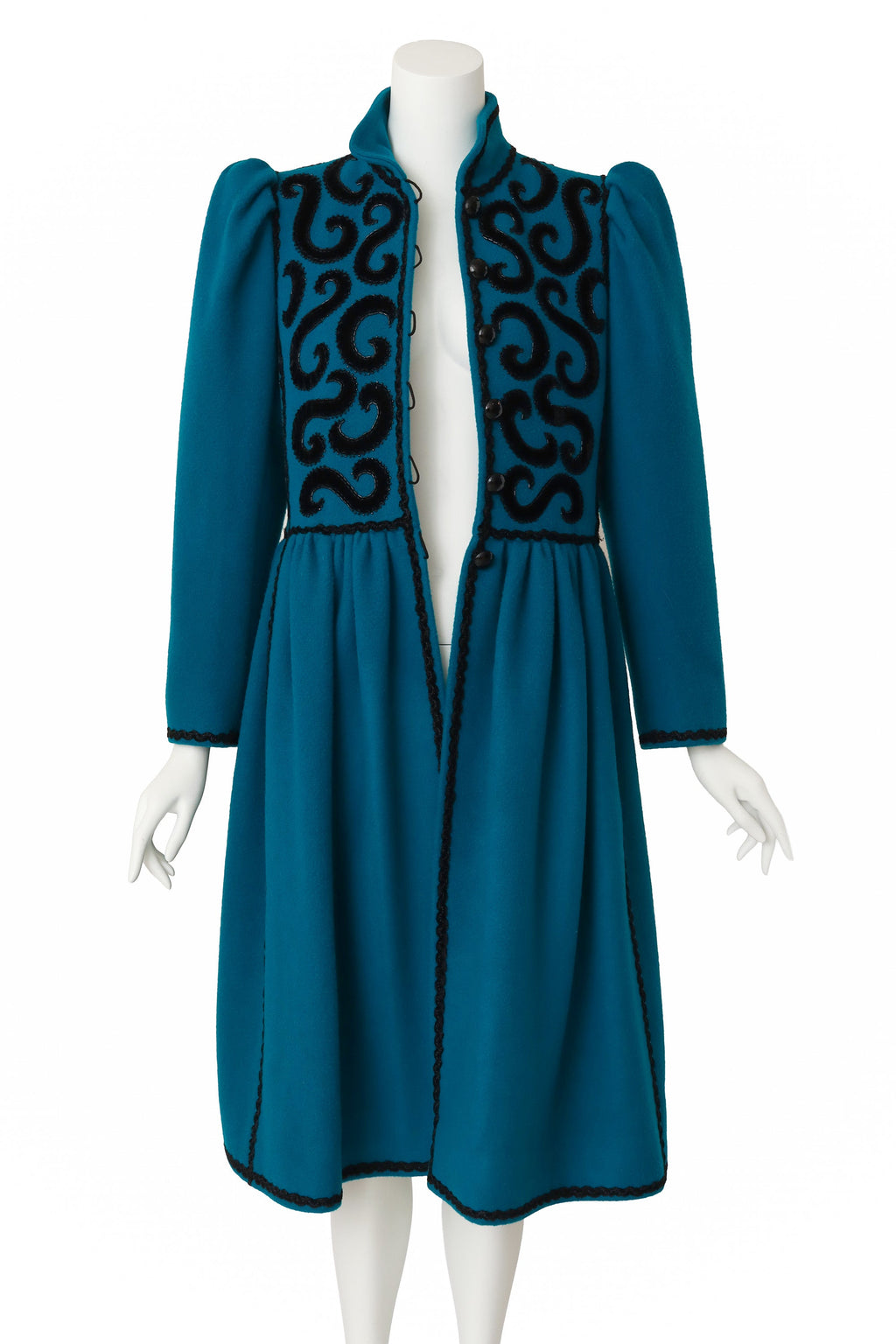 Bella Women's Swing Coat | 100% Wool, Vintage Elegance - 2