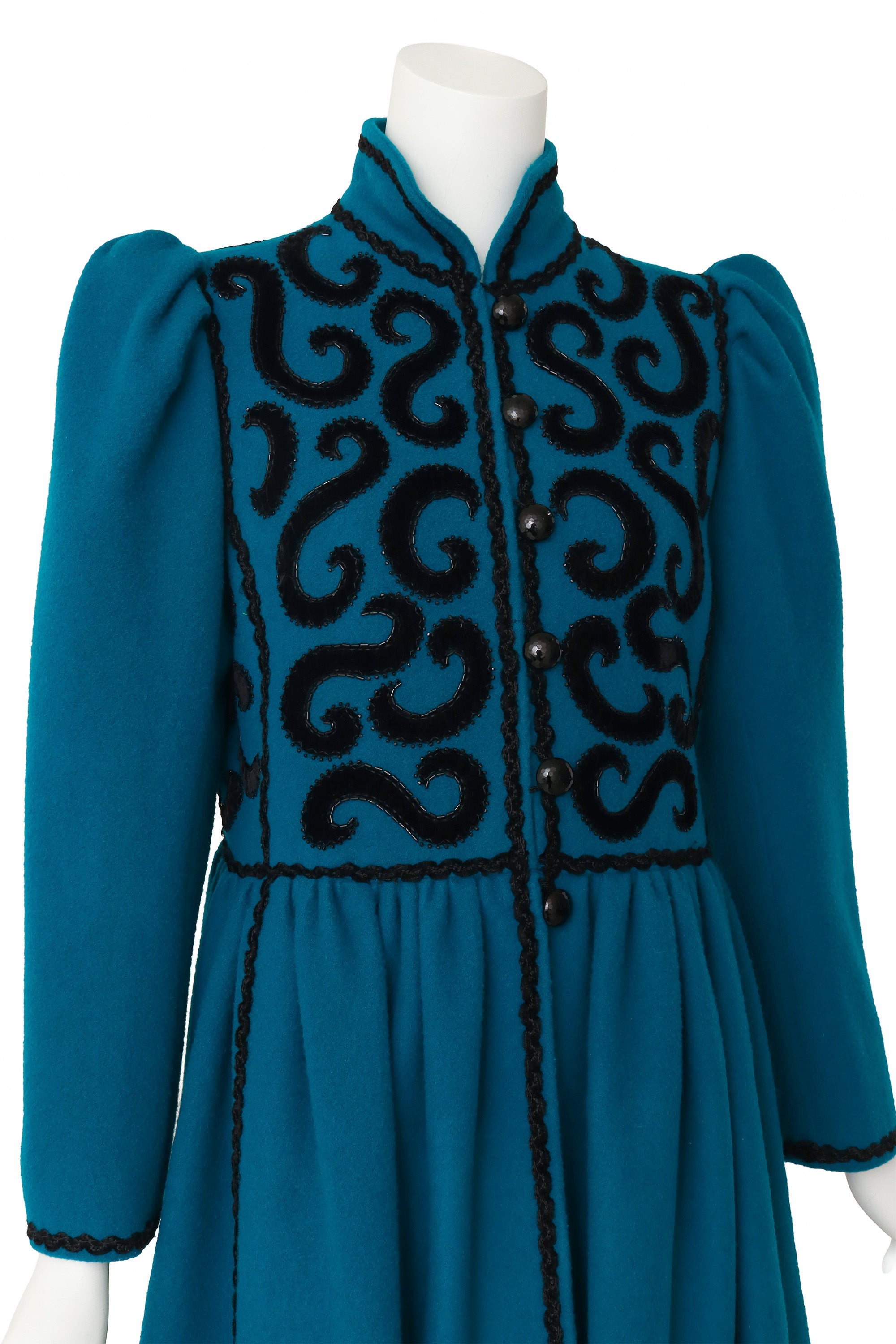Bella Women's Swing Coat | 100% Wool, Vintage Elegance - 3