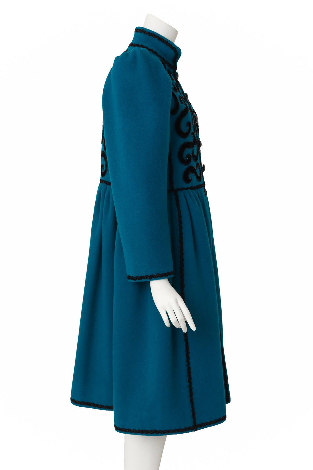 Bella Women's Swing Coat | 100% Wool, Vintage Elegance - 4