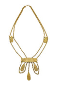 Blythe Women's Necklace | Byzantine Teardrop Design, Vintage Elegance - 1