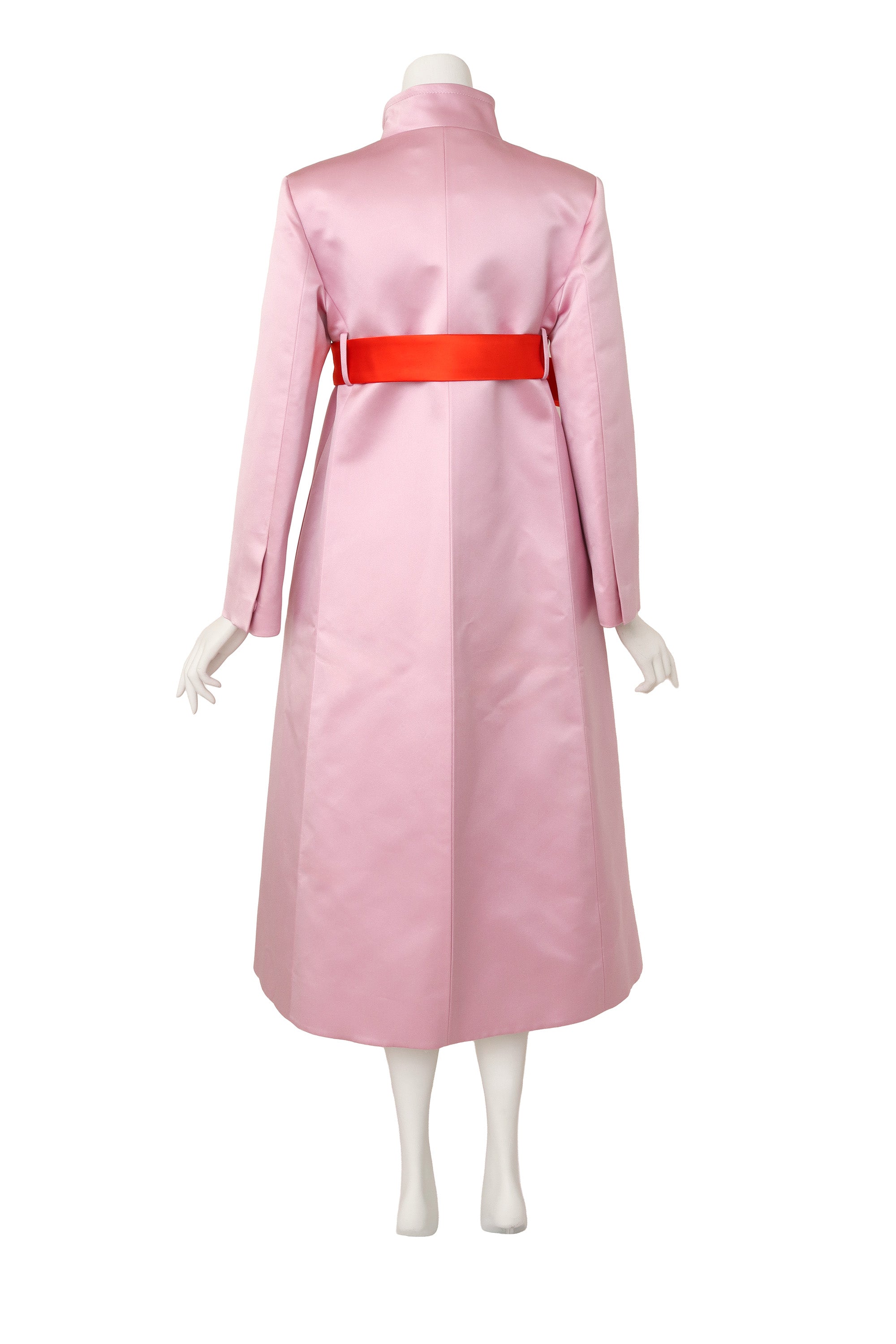 Cleo Women's Coat | 100% Silk, Elegant Design with Oversized Bow Belt - 8