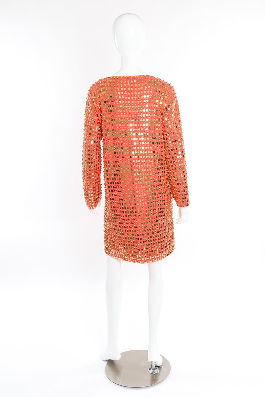 Cleo Women's Sweater Dress | 100% Cashmere, Sequin Embellished - 4