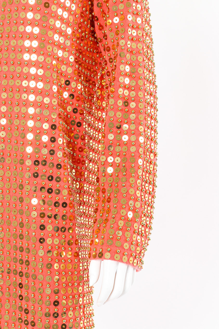 Cleo Women's Sweater Dress | 100% Cashmere, Sequin Embellished - 5