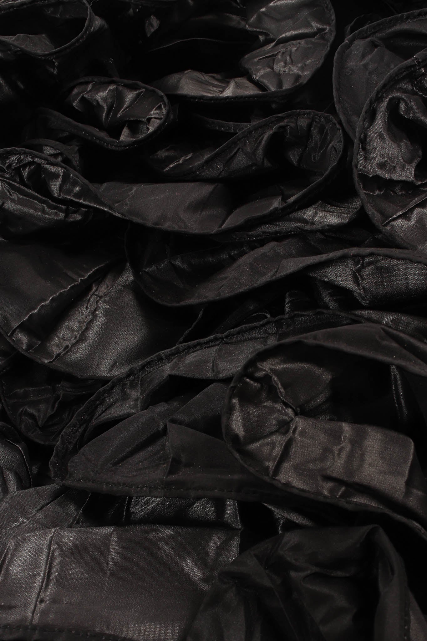 Daisy Women's Cocktail Dress | Silk Taffeta, Vintage Ruffle Design - 7