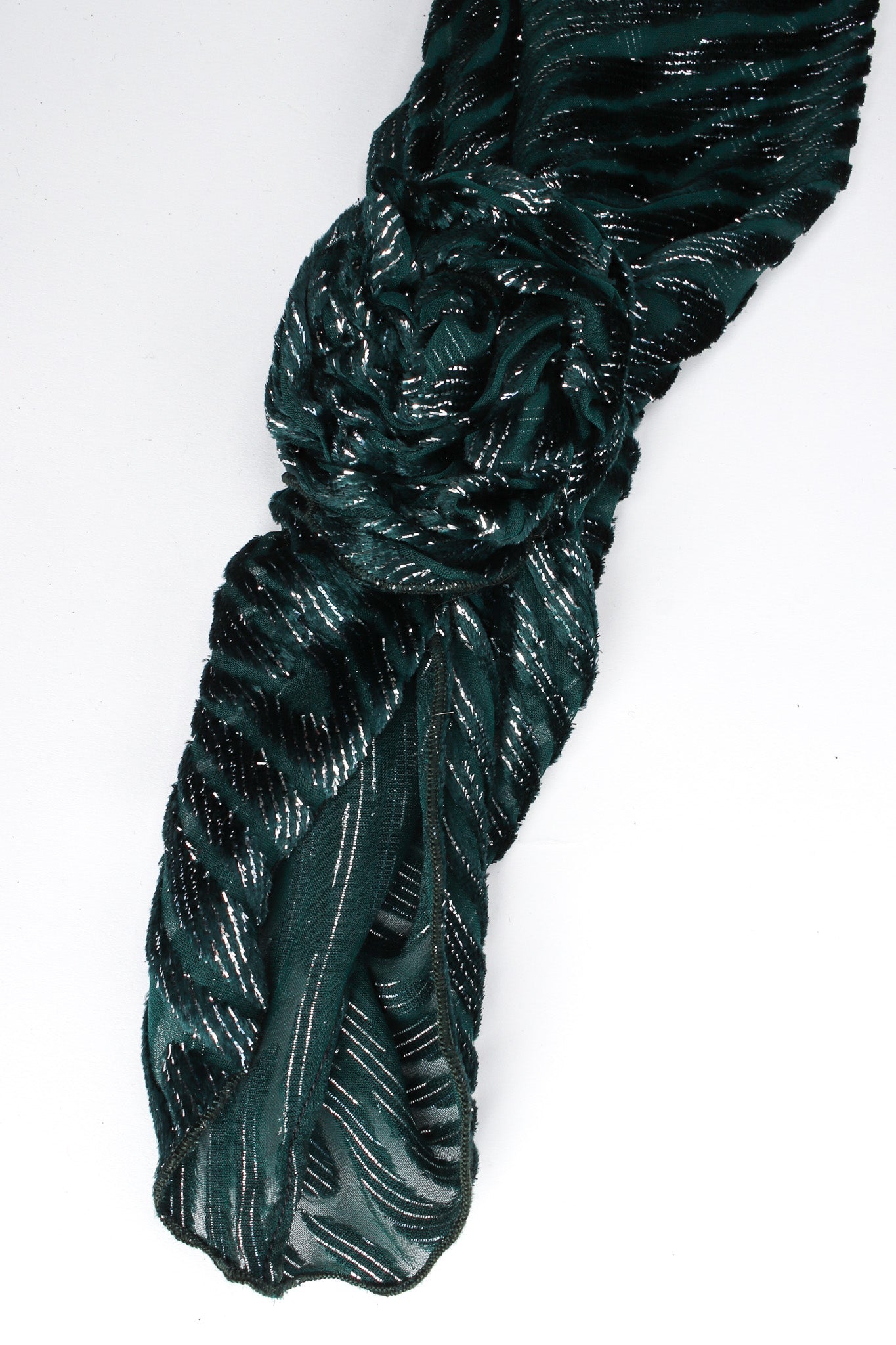 Holly Women's Cocktail Dress | Metallic Velvet Elegance - 8