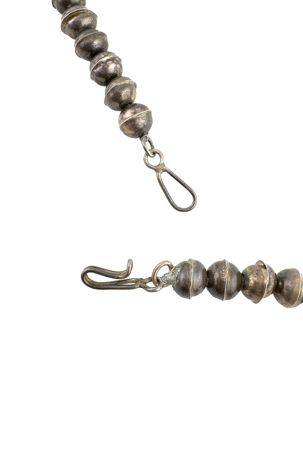 Karma Women's Squash Blossom Necklace | Kingman Turquoise, Vintage Design - 3
