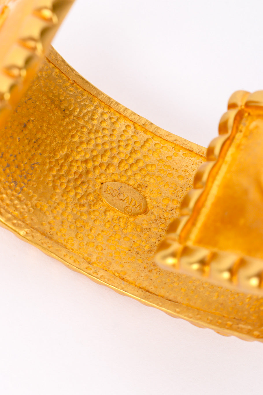 Mara Women's Bracelet | Sculpted Matte Gold Cuff Design - 7