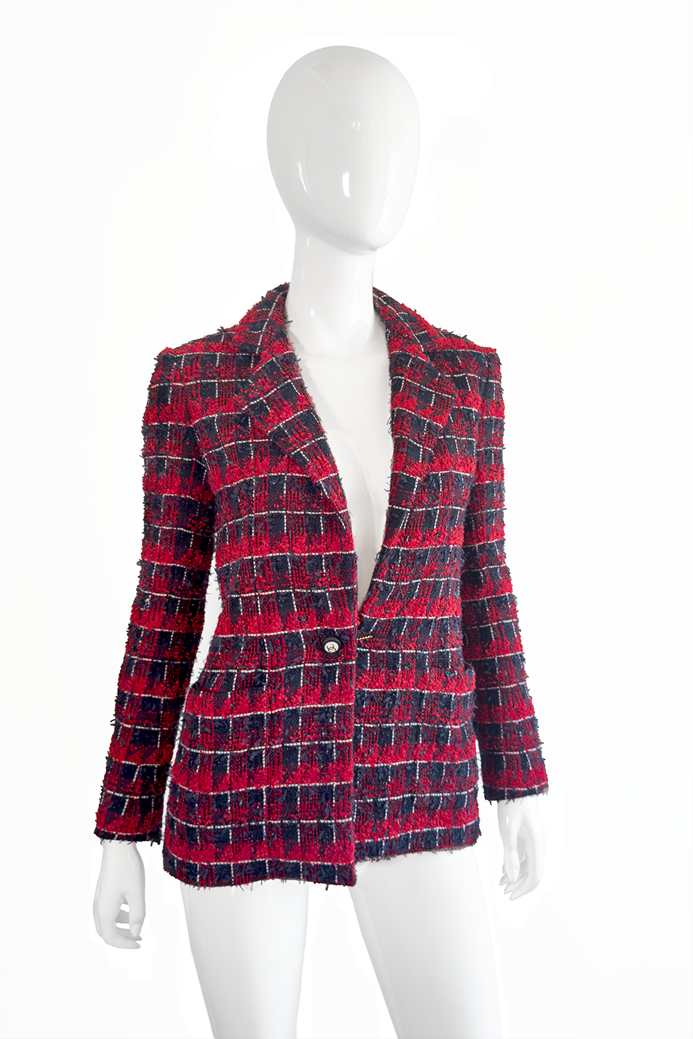 Pablo Women's Jacket | Textured Bouclé Fabric, Classic Design - 1