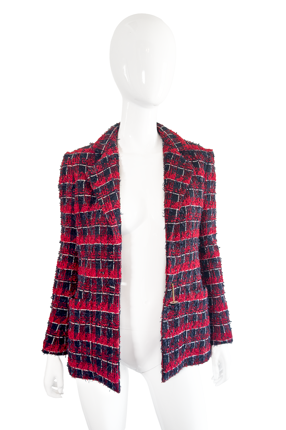 Pablo Women's Jacket | Textured Bouclé Fabric, Classic Design - 2