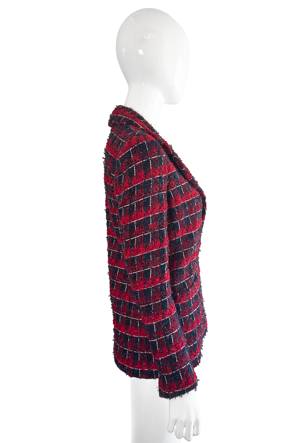 Pablo Women's Jacket | Textured Bouclé Fabric, Classic Design - 3