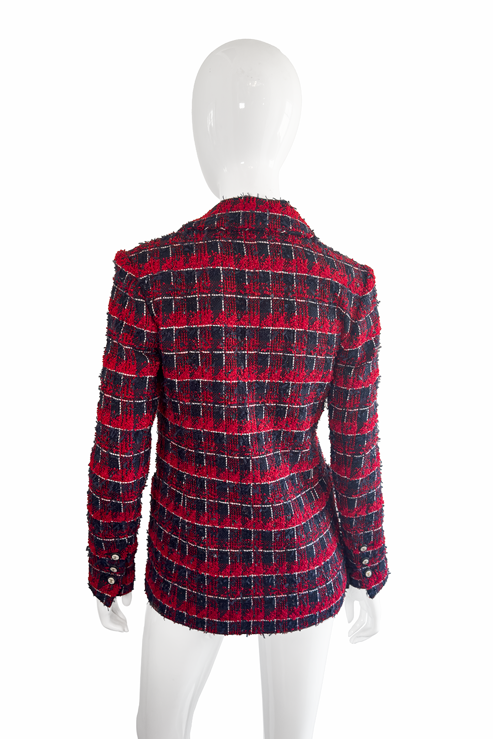 Pablo Women's Jacket | Textured Bouclé Fabric, Classic Design - 4