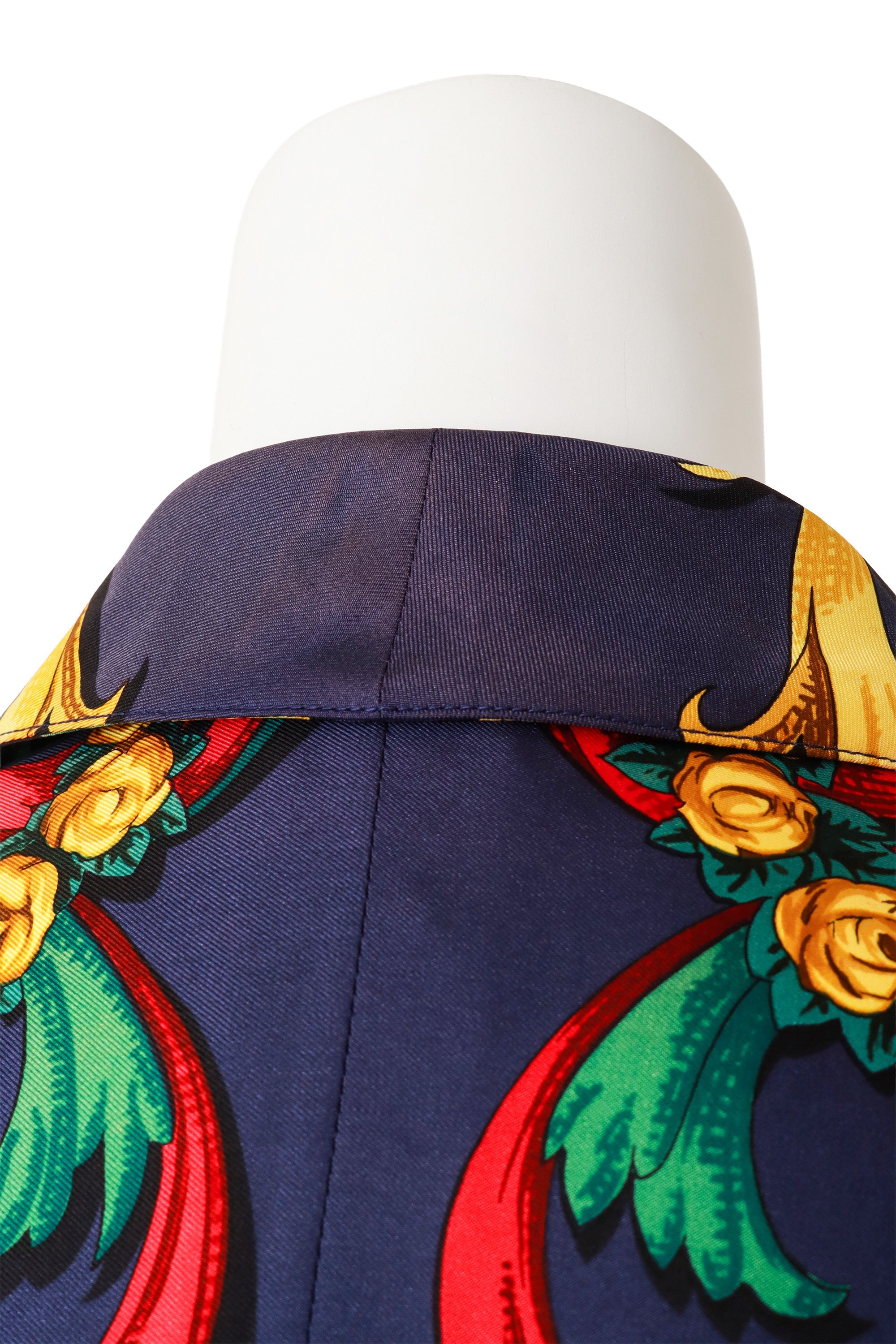 Evelyn Women's Shirtdress | 100% Silk, Vintage Equestrian Print - 6