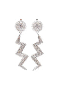Tina Women's Earrings | Crystal-Embellished Geometric Design - 1