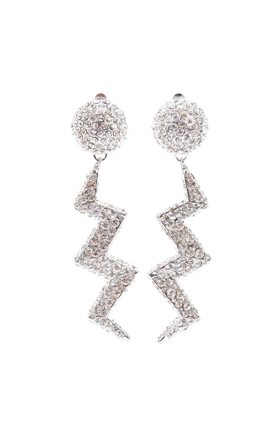 Tina Women's Earrings | Crystal-Embellished Geometric Design - 1