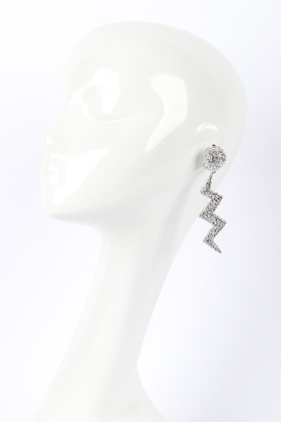 Tina Women's Earrings | Crystal-Embellished Geometric Design - 2
