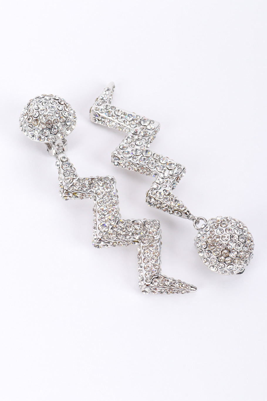 Tina Women's Earrings | Crystal-Embellished Geometric Design - 3