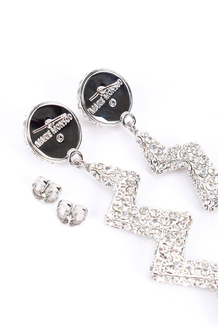 Tina Women's Earrings | Crystal-Embellished Geometric Design - 6