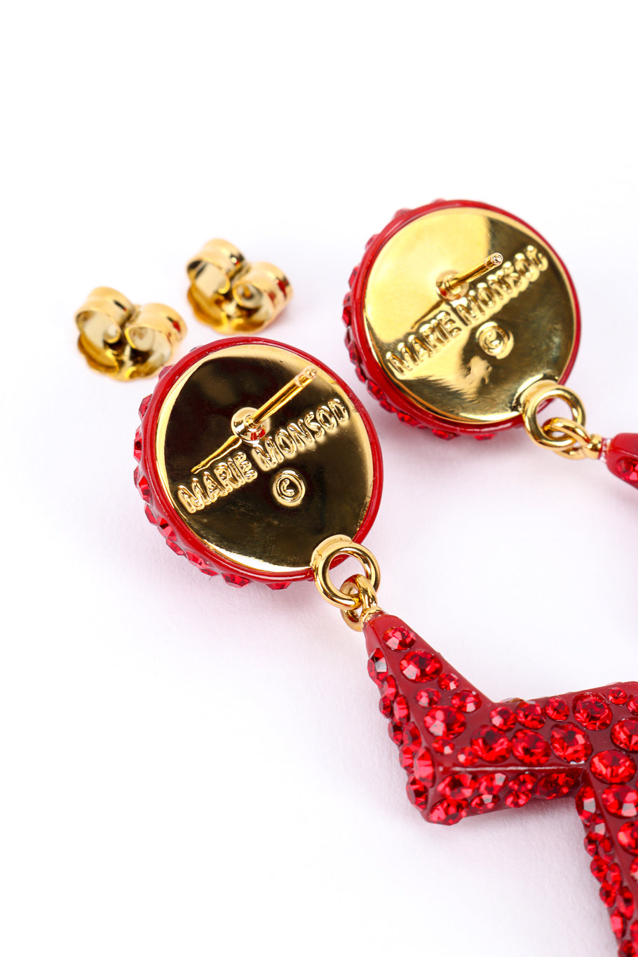 Tina Women's Earrings | Gold-Plated with Preciosa Crystals - 8