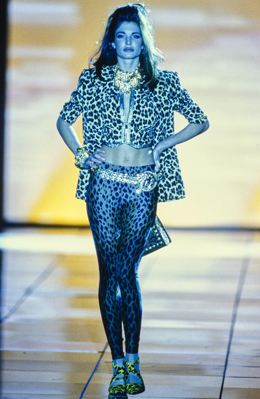 Vera Women's Blazer | Silk Leopard Print - 3
