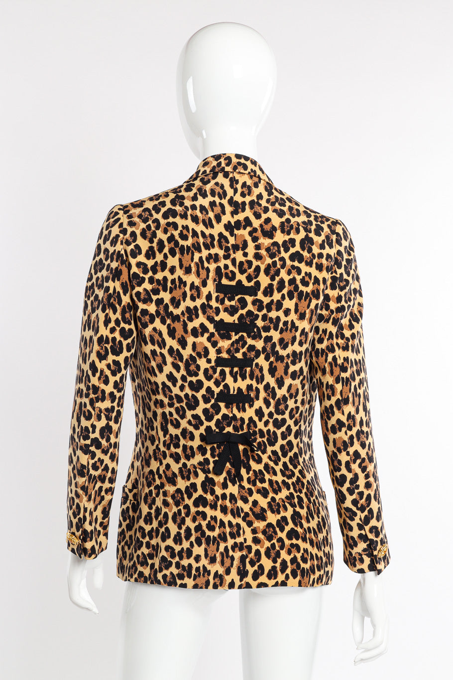 Vera Women's Blazer | Silk Leopard Print - 6