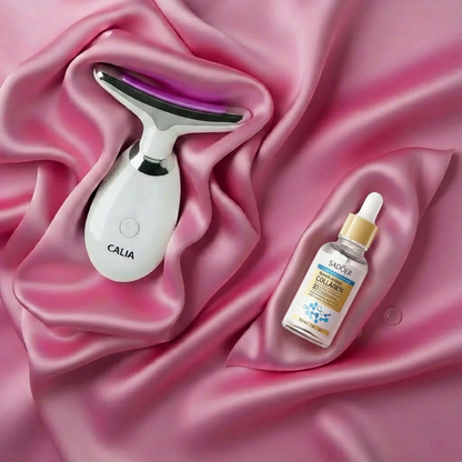 CALIA Masajeador Facial LED 7 en 1 + SERUM de regalo